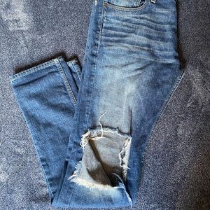 Distressed Hollister jeans